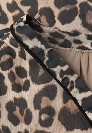 Chiffon tuniek met tape