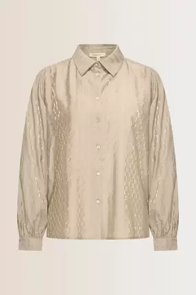 Blouse met glanzende structuur