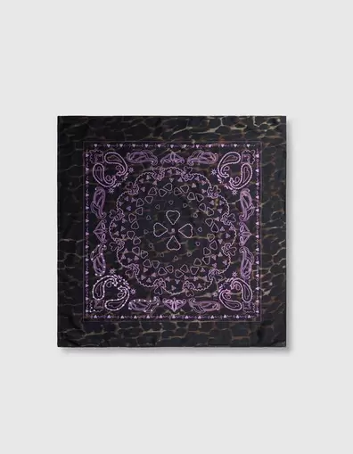 Strass Paisley Sjaal Donkerbruin