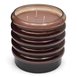 Geurkaars Bubbly dark brown large -…