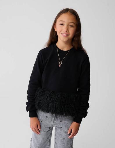 Feather Sweater Zwart