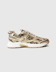 Leopard Sneaker Beige