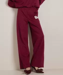 wide fit broek label glitters