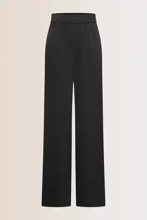 Wijde satijnen broek