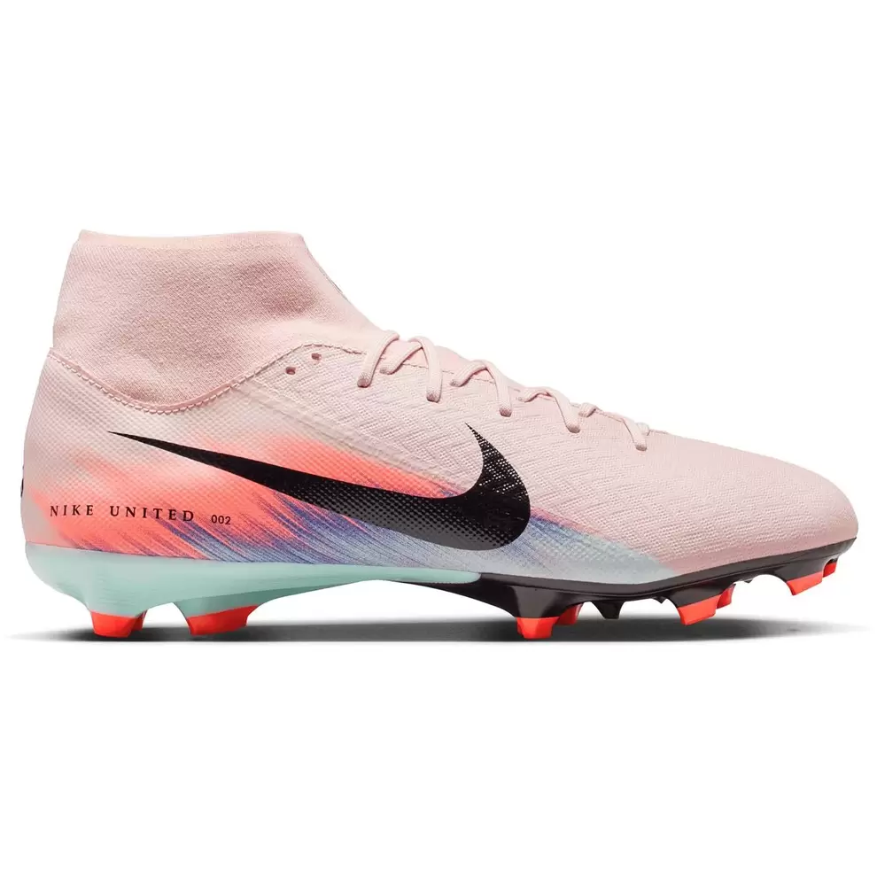 United Mercurial Superfly 10 Academy Multi-Ground High-Top Soccer Cleats