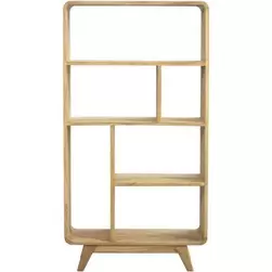 Wandkast Bulan - teakhout - 80x33x150 cm