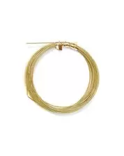 Metaaldraad met coating - 0,45 mm - 10 meter - goudkleurig