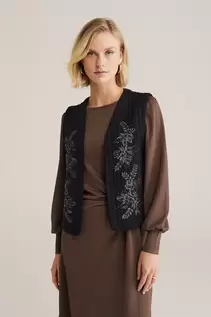 Gilet met pailletten