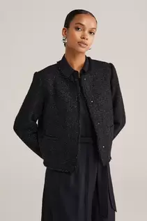 Bouclé blazer
