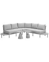 Queenstown loungeset 5-delig - taupe