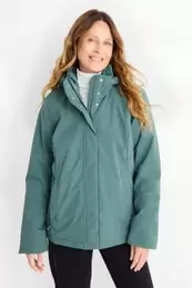 Jas met capuchon - gevoerd - waterafstotend