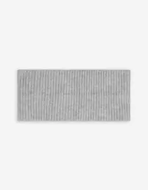 Hoofdband - Ribtricot - lichtgrijs