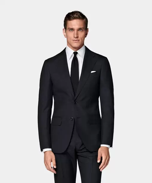Navy Perennial Tailored Fit Havana Suit
