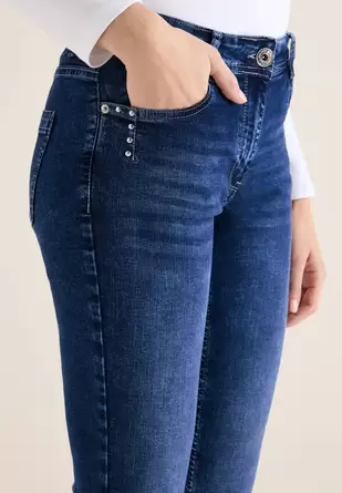 Jeans met slanke pijpen