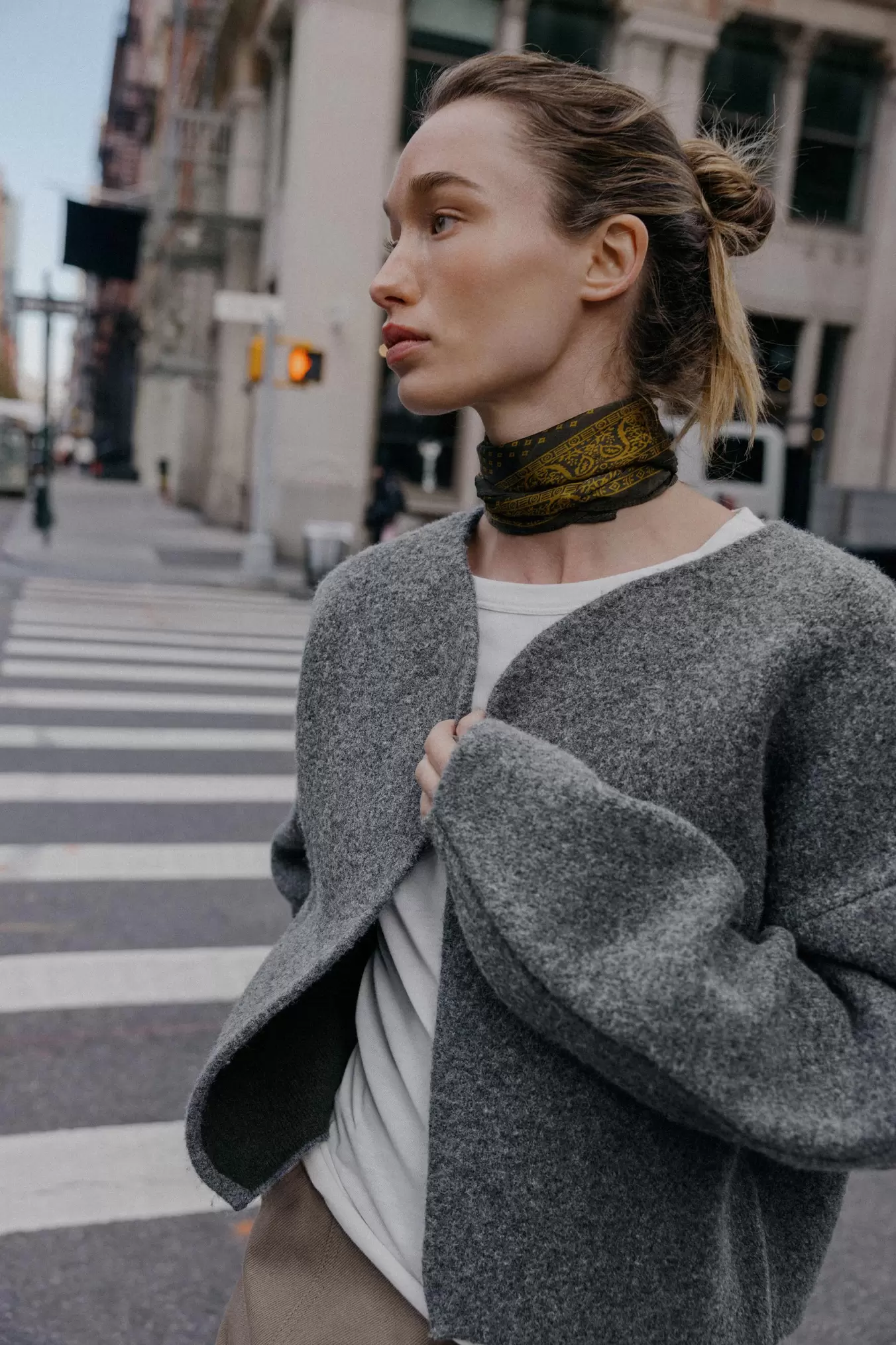 DUBBELZIJDIG TRICOT VEST