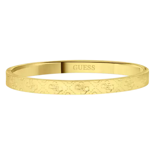 Guess stalen goldplated bangle voor dames