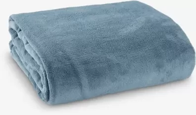 Fleeceplaid DRAGEHODE 140x200 blauw