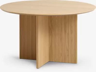 Eettafel VESTERBORG Ø130 naturel eiken