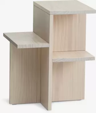 Plantenstandaard SOLLERUP 33x40 met schappen massief grenen