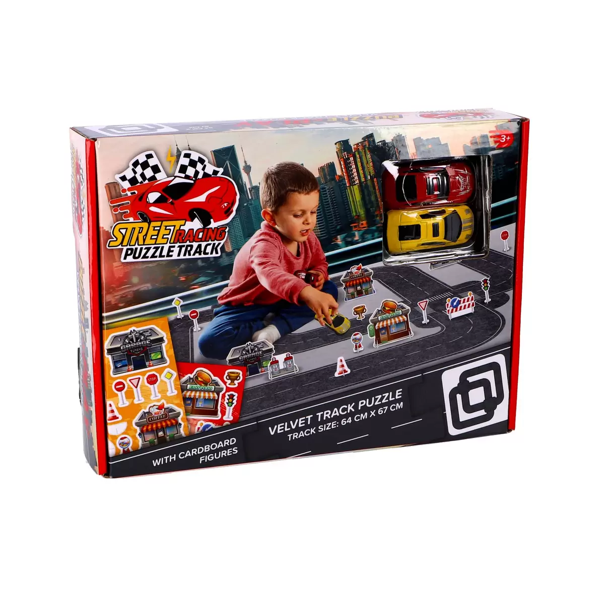 Wegenpuzzel 22-Delig