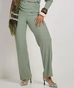 wide fit broek crinckle uni