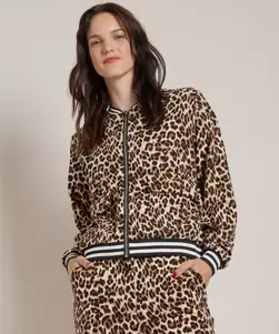 bomber jasje met all-over print