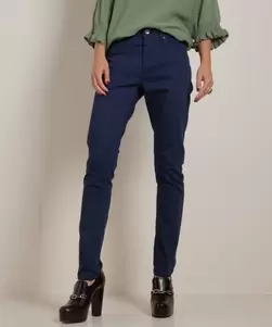 slim fit broek stretch twill