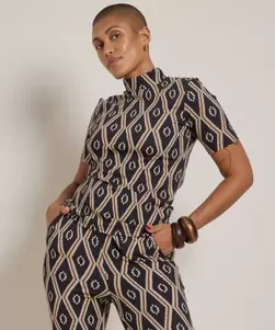 turtleneck t-shirt met print