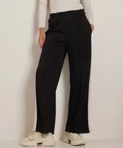wide fit broek met streepbaan
