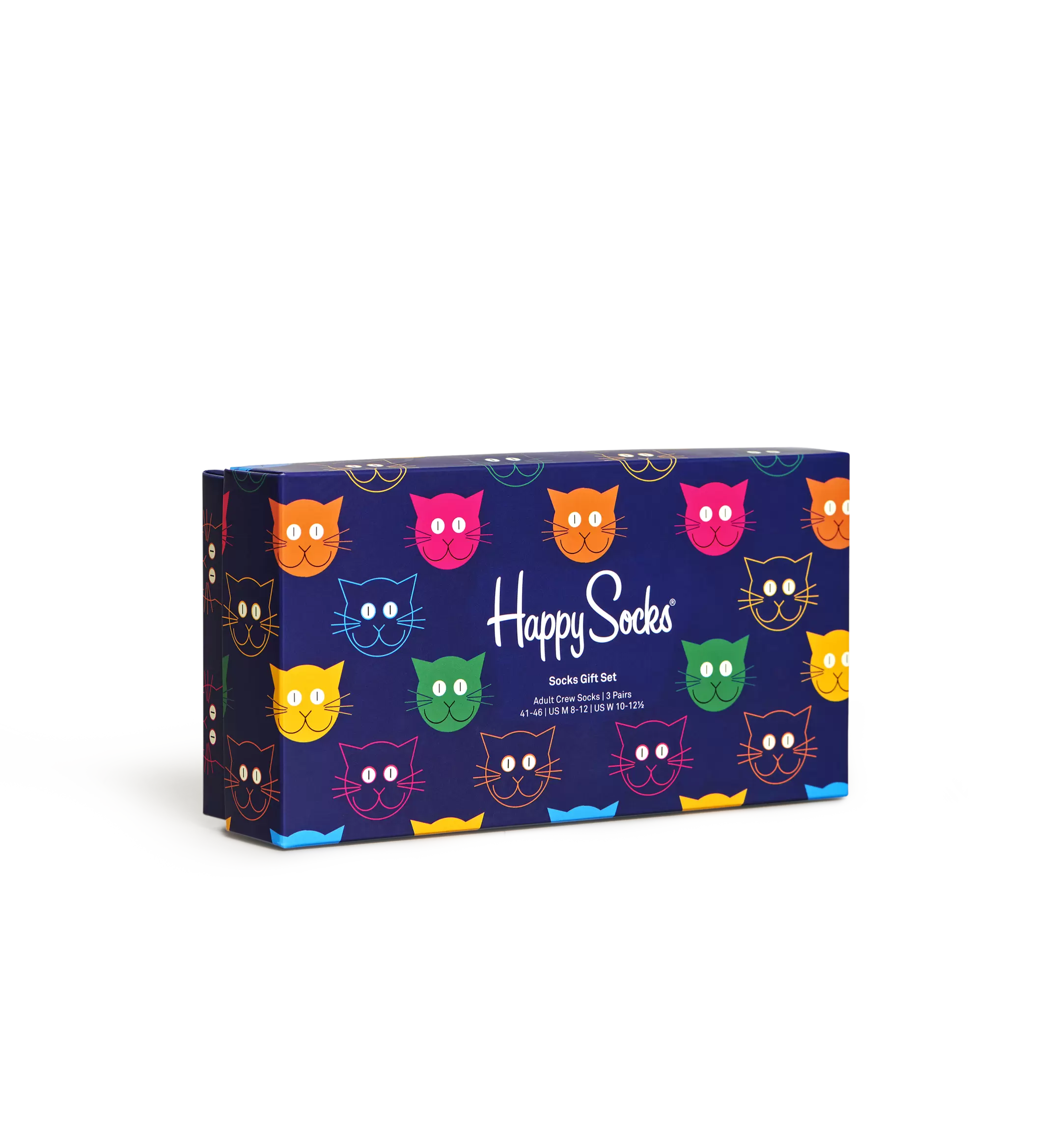 3-Pack Mixed Cat Socks Gift Set