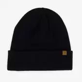 Gebreide heren muts zwart