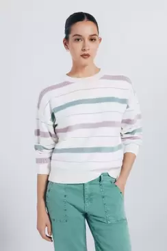 Lurex stripes jumper