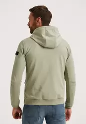 Hybrid Jacket Van Een Materiaalmix