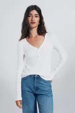 Baker's cut jersey-knit T-shirt