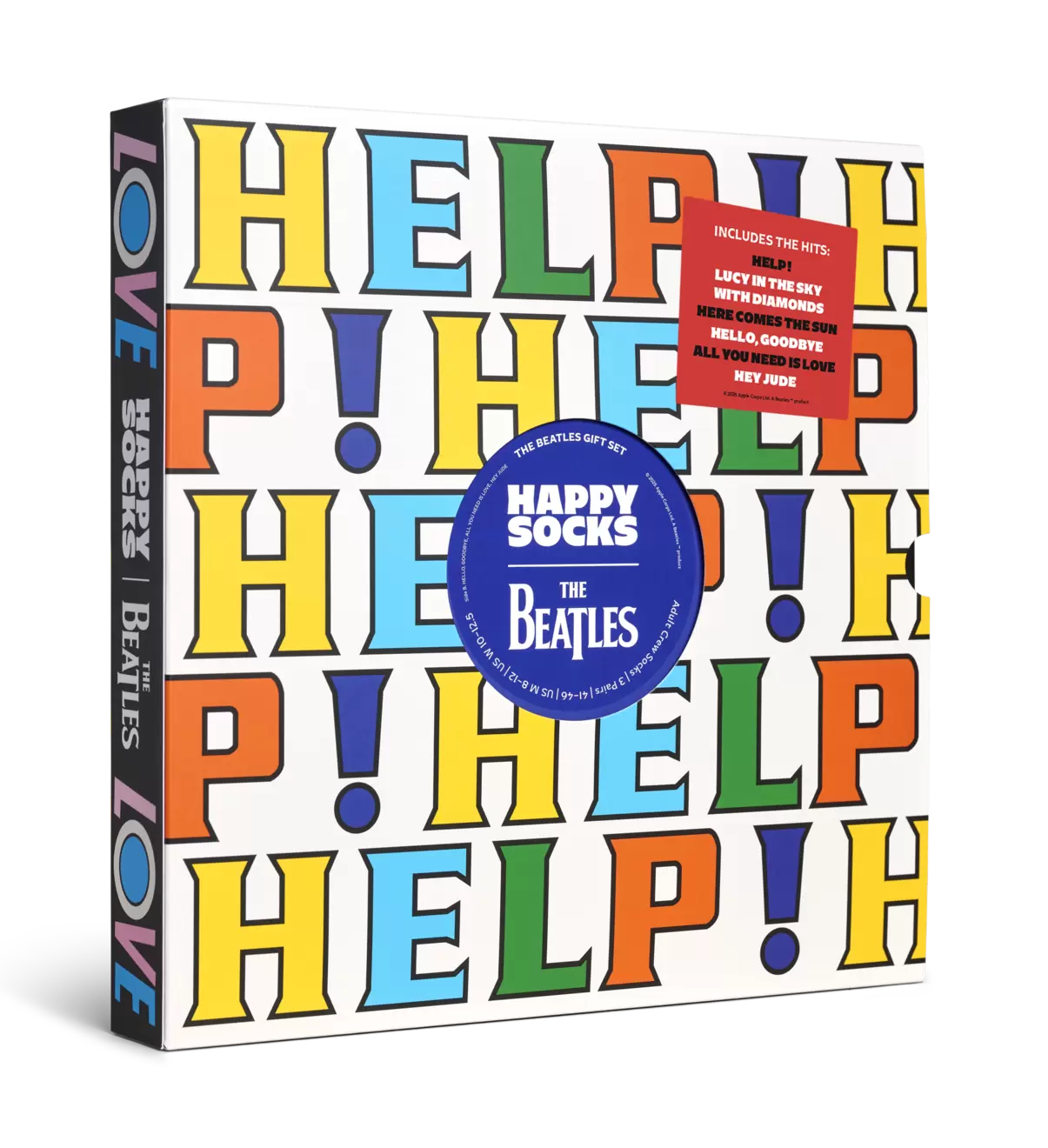 The Beatles 6-Pack Socks Gift Set