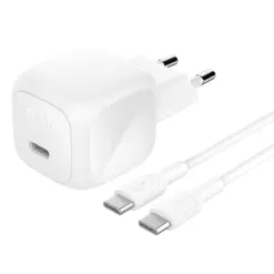 Belkin BoostCharge USB-C oplader met USB-C kabel - Wit