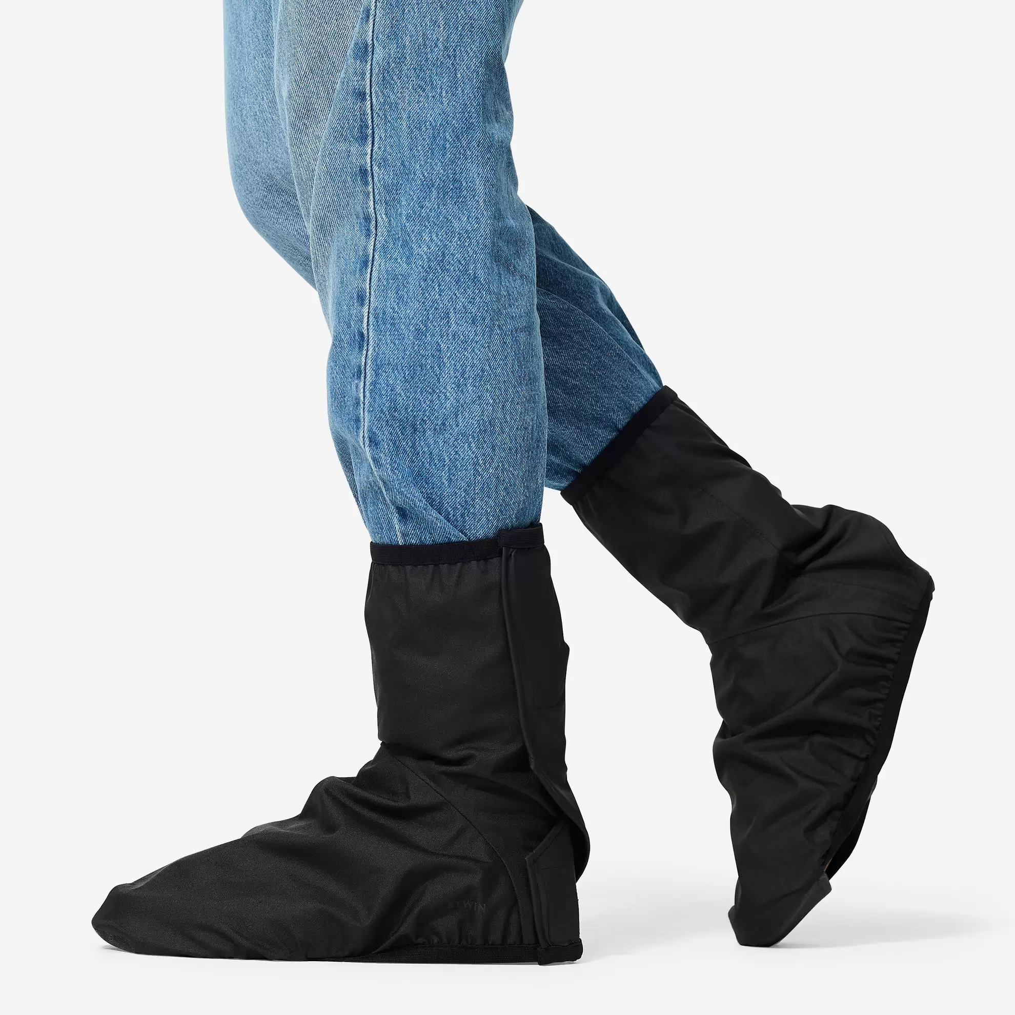 Fietsoverschoenen 900 zwart