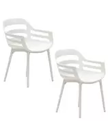 Sunny tuinstoel zand - 2 stuks