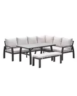Cameron lounge dining set 4-delig rechts desert sand