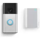 Ring Battery Video Doorbell + Chime Staal