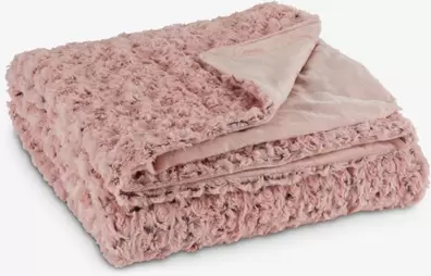 Plaid KONGSSPIR 140x200 roze