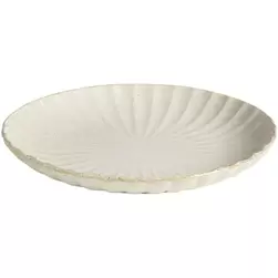 Dinerbord Flora off-white stoneware - Ø27,5cm