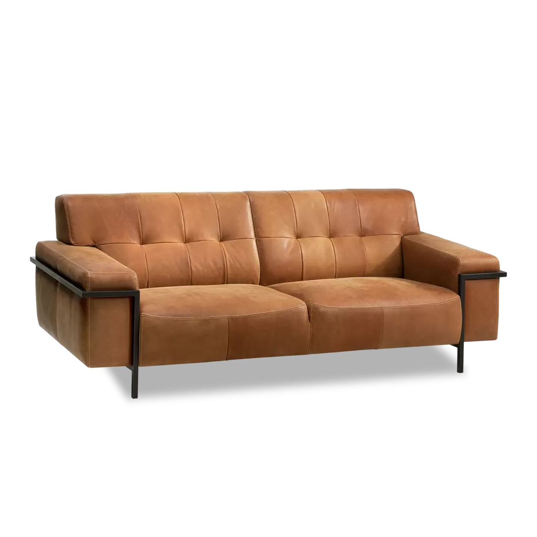 2,5 zitsbank Le Garage (Metalux) - Cowboy Rust