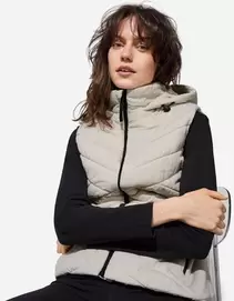 Bodywarmer - Stiknaden - wit