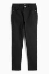 Pantalon - high waist - slim fit