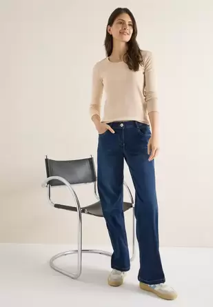 Basic shirt met lange mouwen