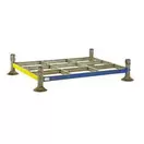 Verrijdbaar rek refurbished - 1 europallet - diepte 1200 mm