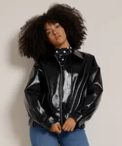 bomberjack lederlook