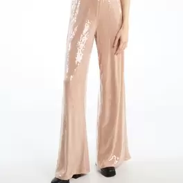 Pants with sequins