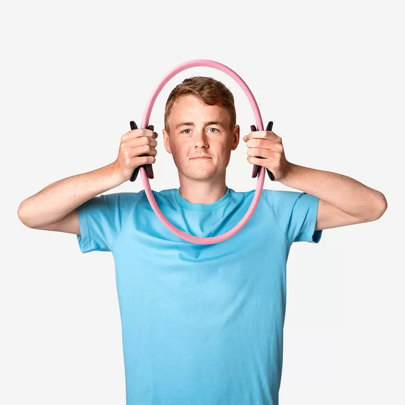 Roze pilates ring - 38 cm